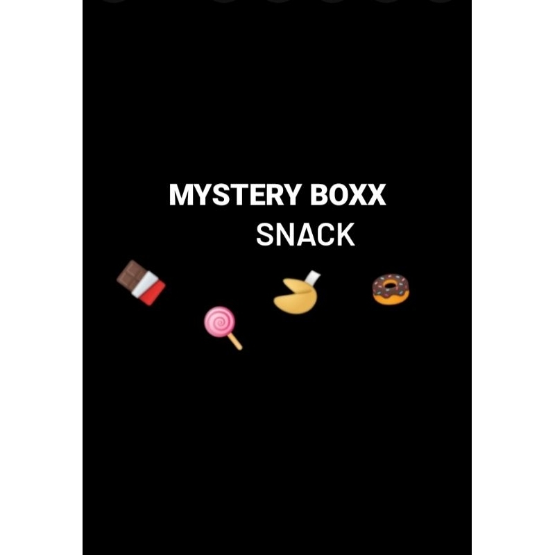 

misteriboxx snack (mystery boxx) free gift