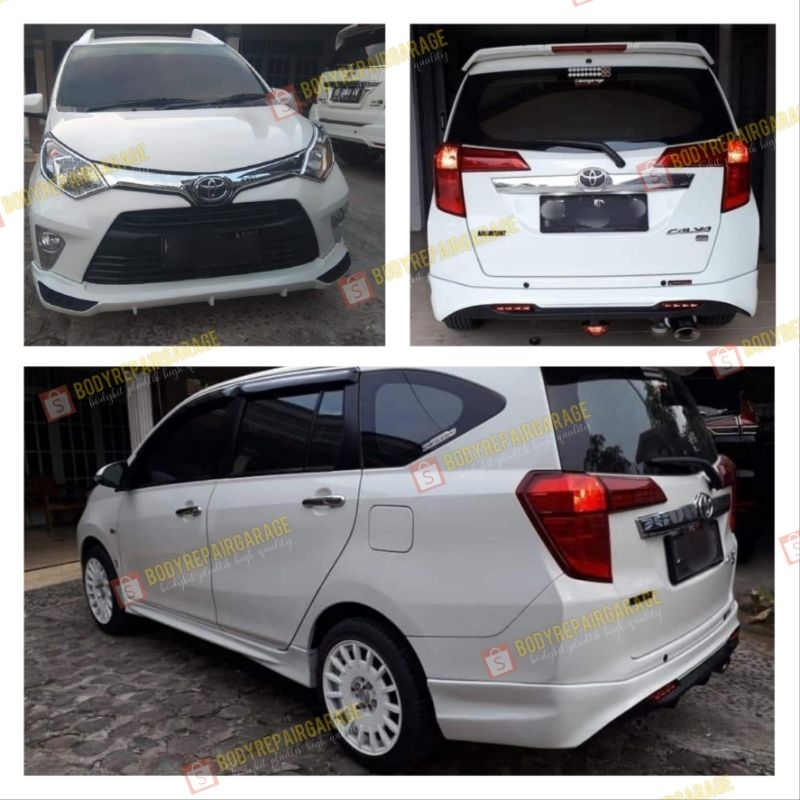 bodykit calya sigra 2019 | plastik abs | free ongkir