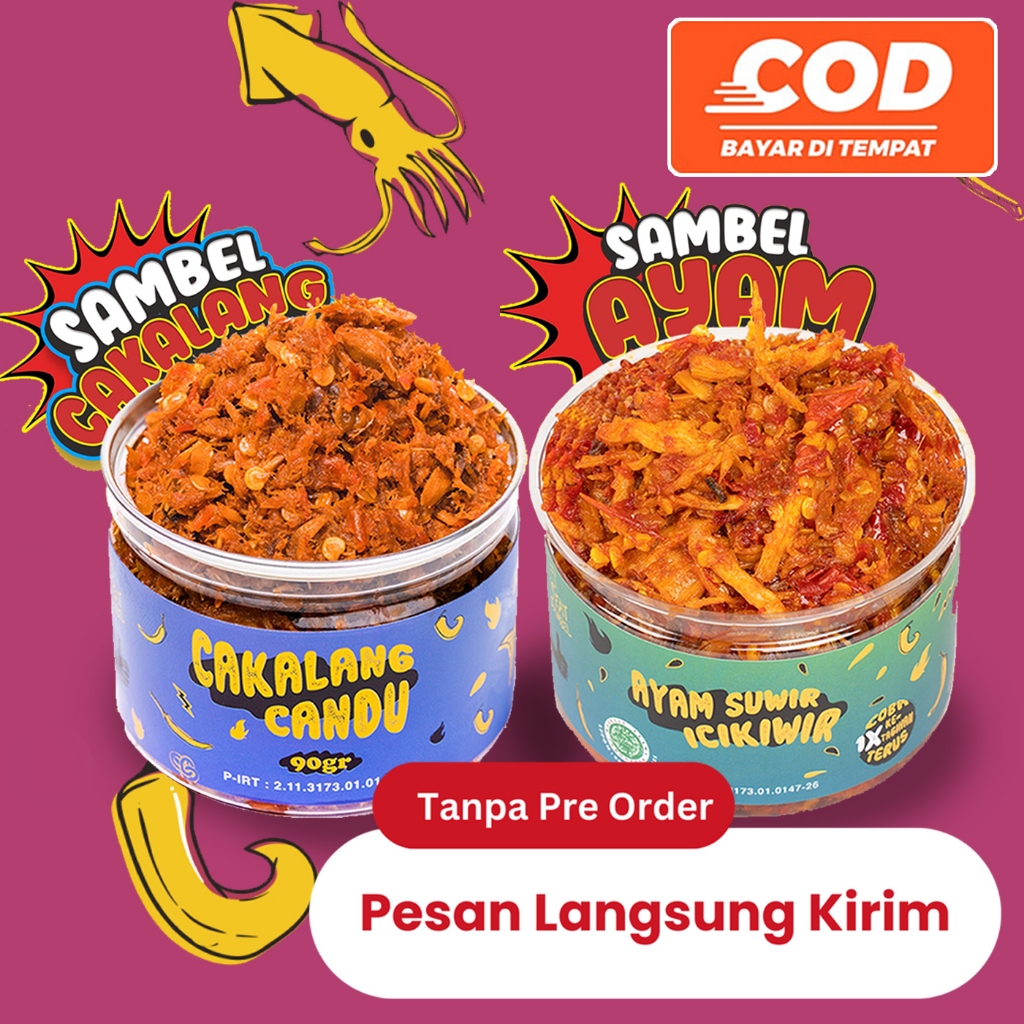 

Eat sambel Paket 2 Favorit Nagih Cakalang dan Ayam Suwir