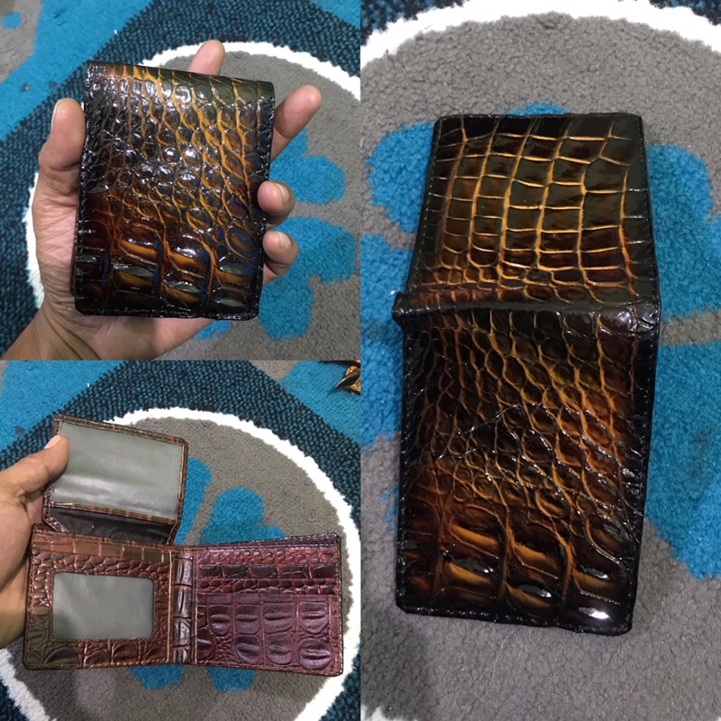 DOMPET KULIT BUAYA ASLI ORIGINAL DARI MERAUKE PAPUA
