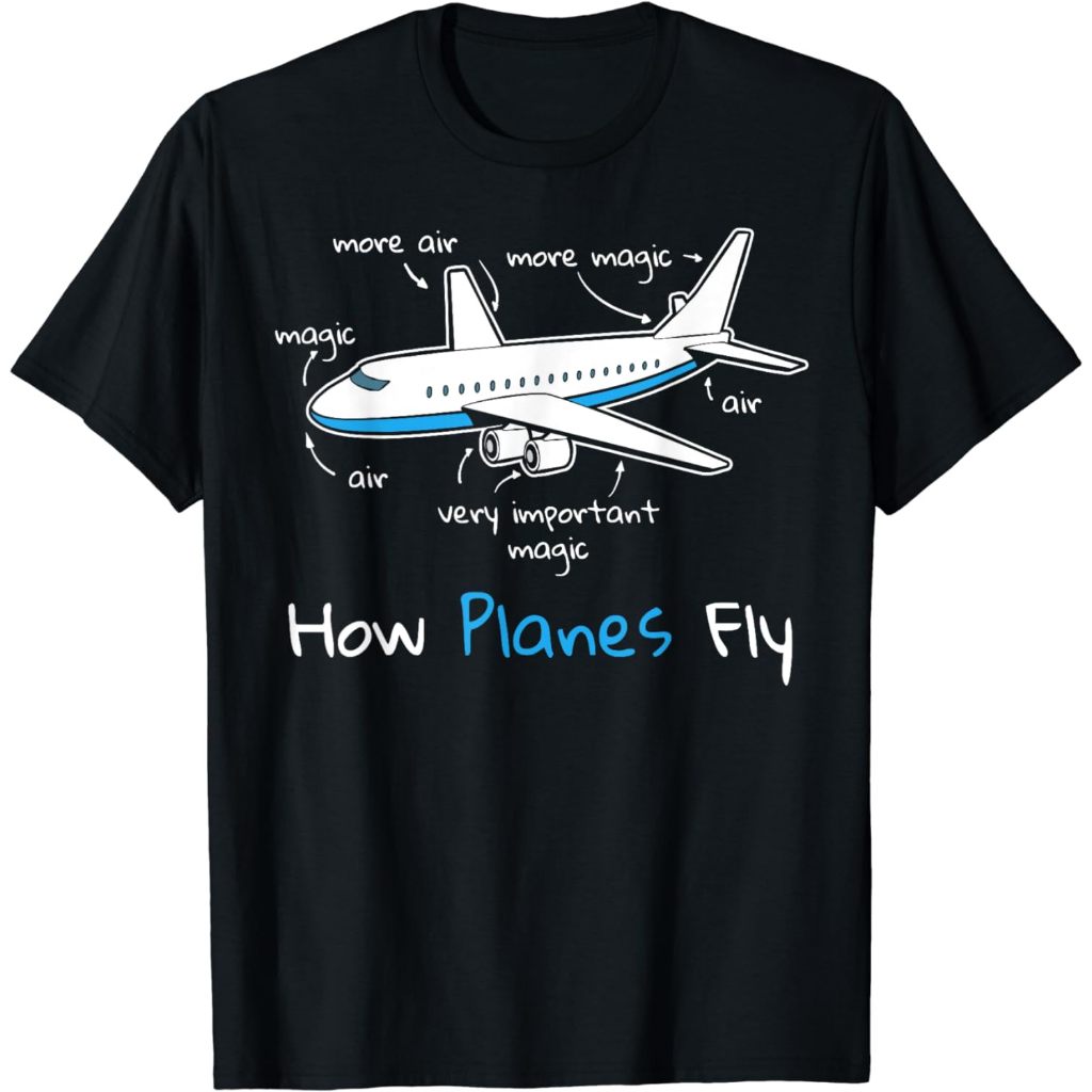 Baju Kaos Anak Distro Premium How Planes Fly Aerospace Engineering design | Aviation gift T-Shirt