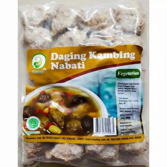 

Daging Kambing Nabati Vegan vegetarian Mutton meat 450gr