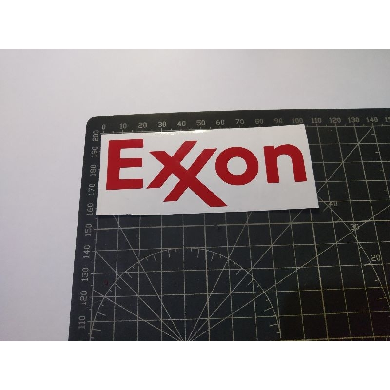 

cutting stiker exxon