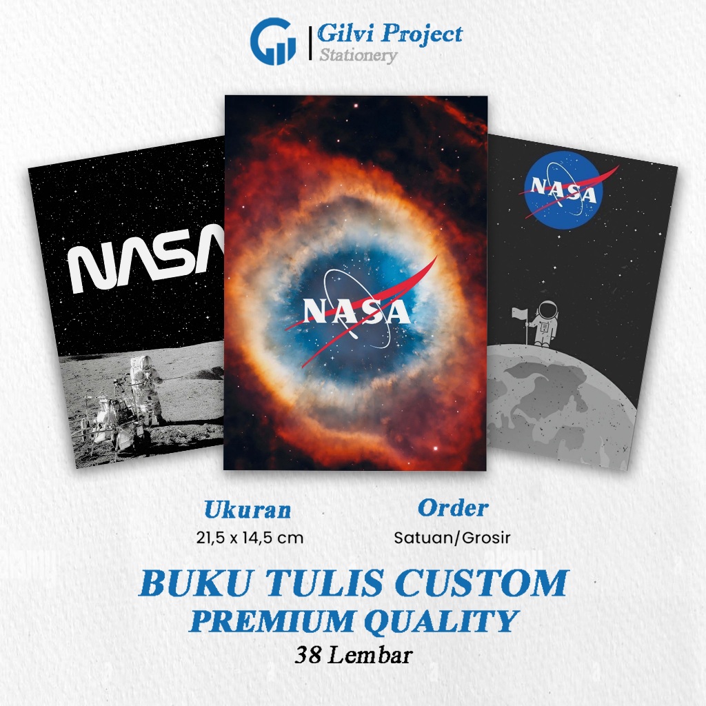 

Buku Tulis Nasa / Buku Tulis Sekolah / Buku Tulis Catatan Notes Agenda Planner Jurnal Notebook Anime