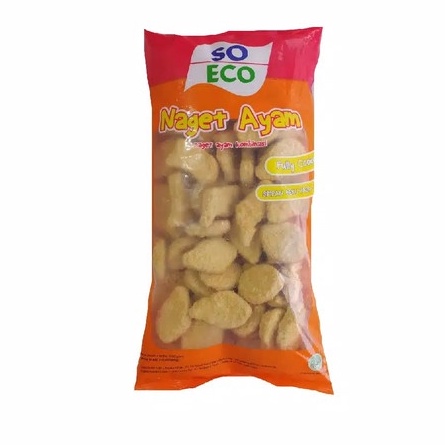 

Ready SO ECO CHICKEN NUGGET 1KG NAGET AYAM HALAL