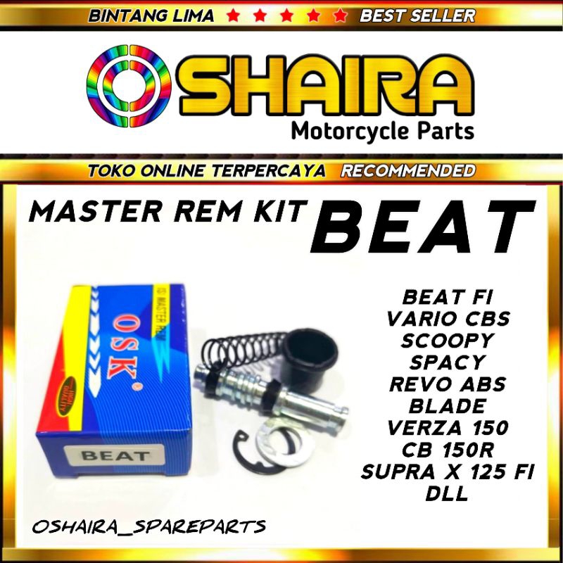 MASTER REM KIT/SEAL MASTER REM BEAT/VARIO/REVO/BLADE/SCOOPY/SPACY/PCX 125/50/60/VERZA SEAL MASTER RE