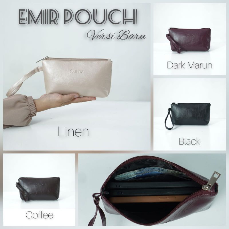 Emir Pouch Quinta //Dompet kosmetik//Dompet hp
