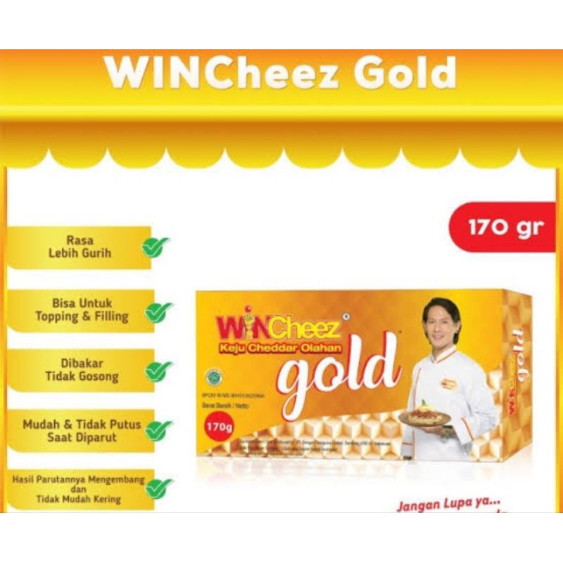 

keju cheddar olahan merk WINCHEEZ 170GRM
