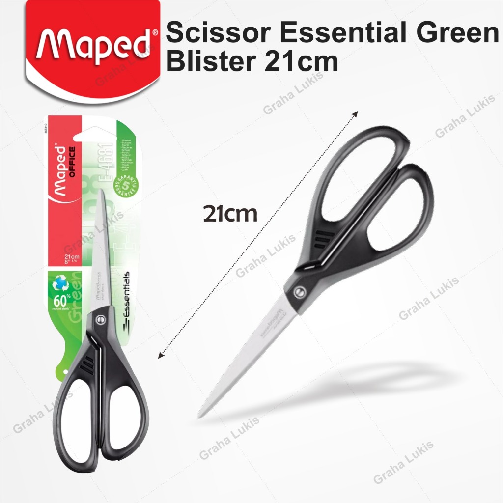

MAPED GUNTING ESSENTIAL GREEN 21 CM - BLISTER