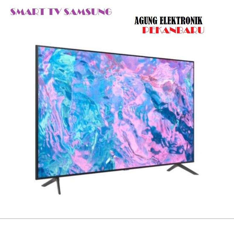 SAMSUNG SMART TV 65" Crystal UHD CU7000 2023 - Agung Elektronik Pekanbaru