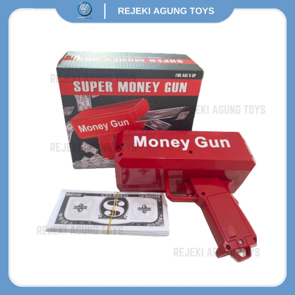 Mainan Untuk Konten Kreator Mesin Sawer Uang | Mainan Anak Supreme Gun Mainan Tembakan Uang Mainan C