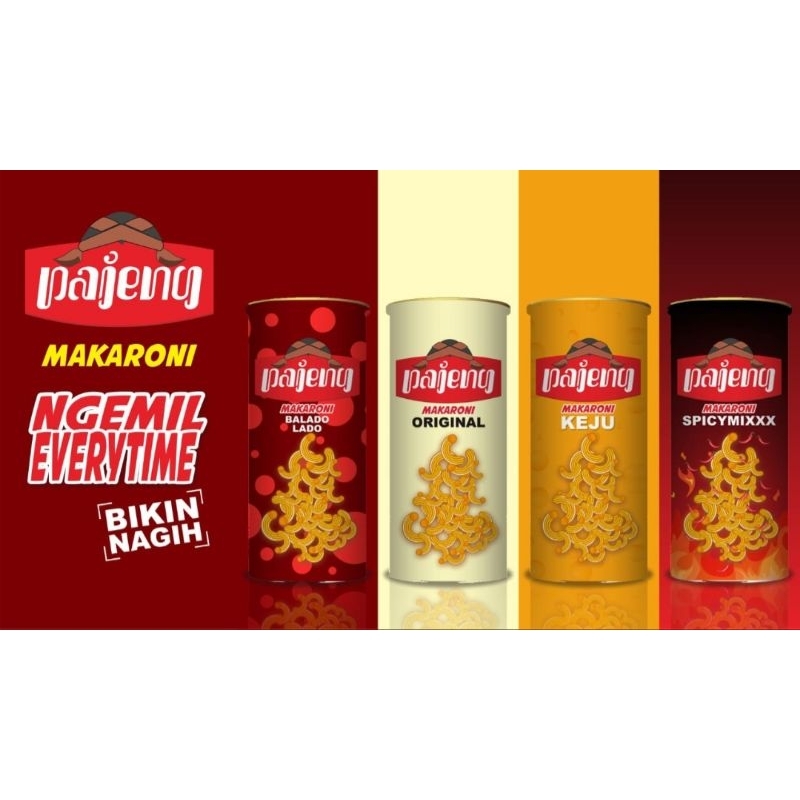 

PAJENG SNACK MAKARONI (KEJU Baladolado ORIGINAL SPICYMIXX)