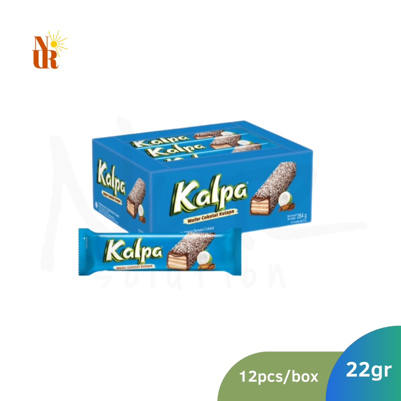 

Kalpa Wafer Cokelat Kelapa 22gr x 12pcs [Box]