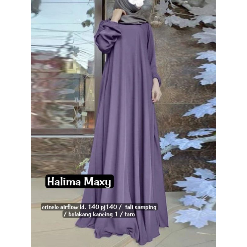 SUPER JUMBO LD 140 CM HALIMA GAMIS BAJU WANITA