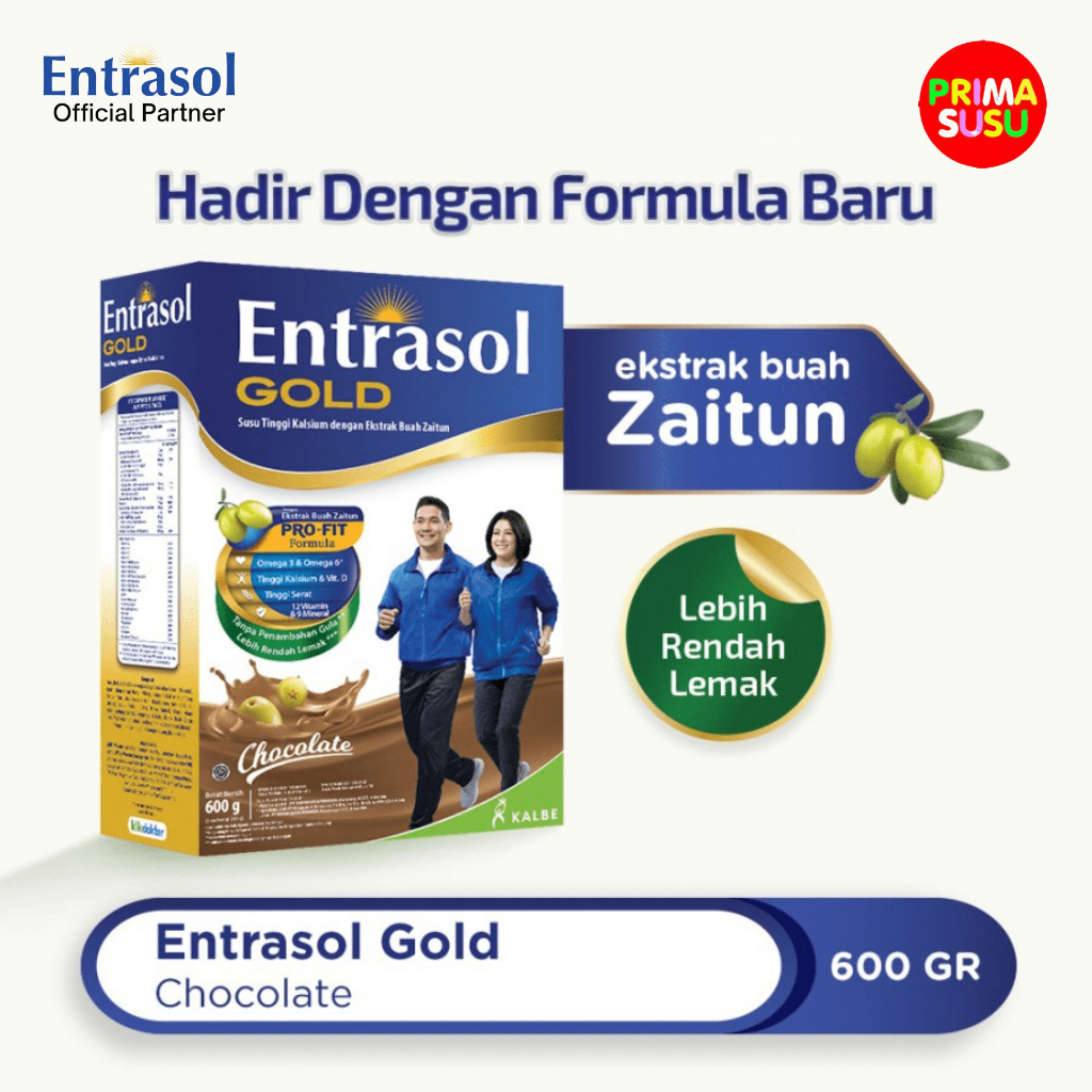 

Entrasol Gold 600 Gr, Cokelat, Vanila