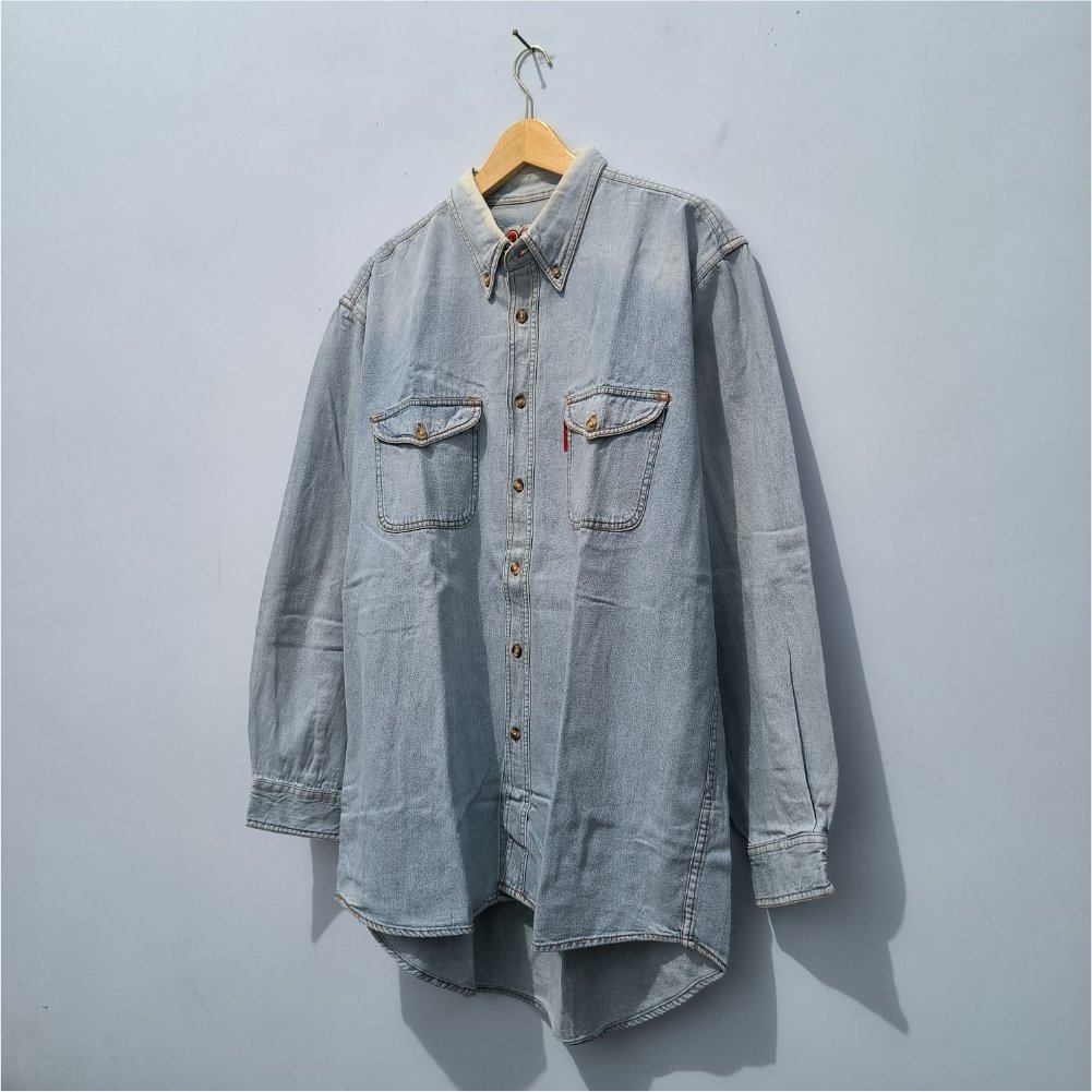 Kemeja Denim Lucky Strike sc