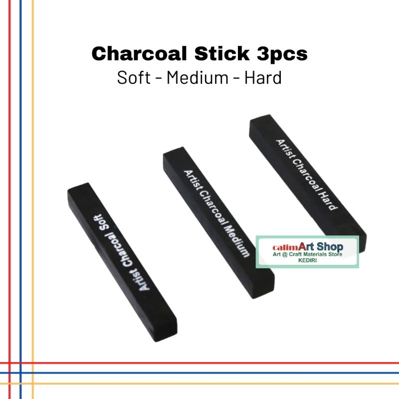 

Artist Charcoal stick 3pcs/set Xpression
