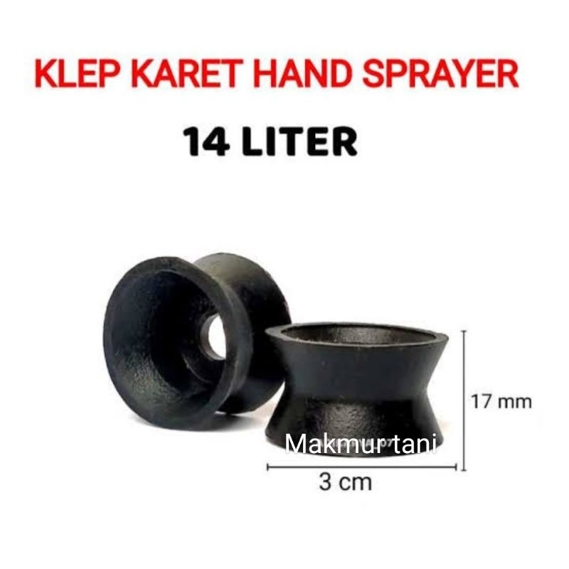 klep karet sprayer 14Liter/sparepart tangki manual