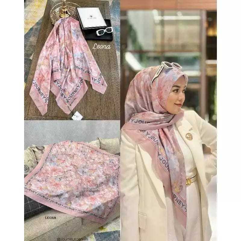 Jilbab Segi Empat Journey Voal Lasercut