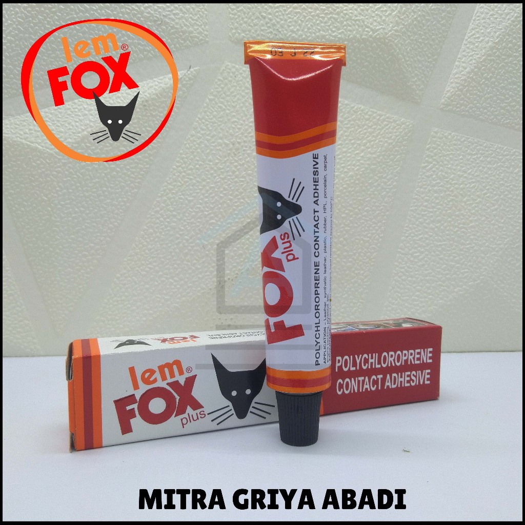 

Lem Fox plus Lem kuning Tube 20 Gr