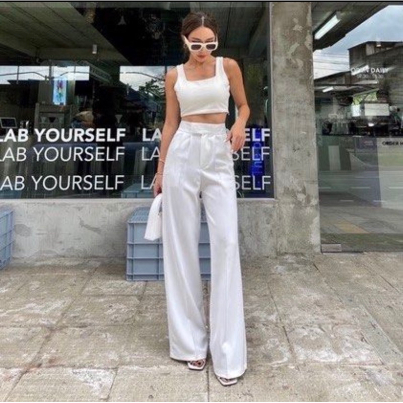 preloved promthong white cullote