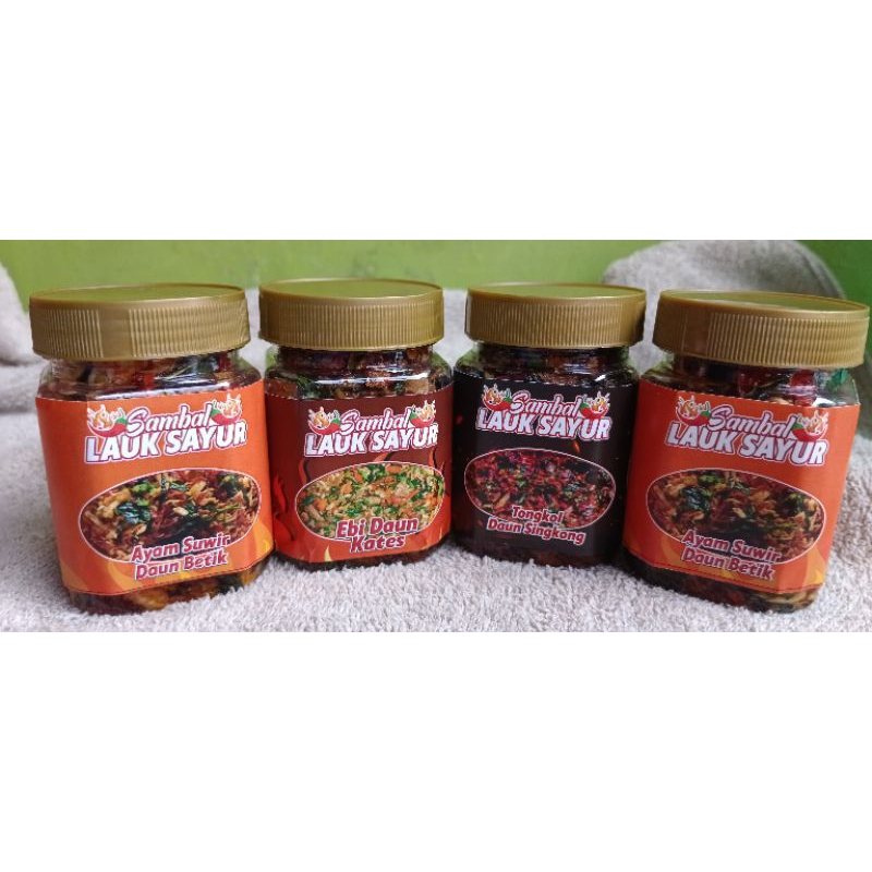 

Bundling SLS_Sambal Lauk Sambal Varian lengkap 3 botol berat 150gr/botol, lebih hemat