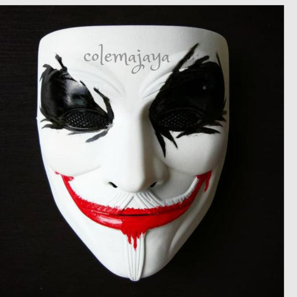 TOPENG HACKER JOKER|Topeng Joker Anonymous Murah| RANDOM