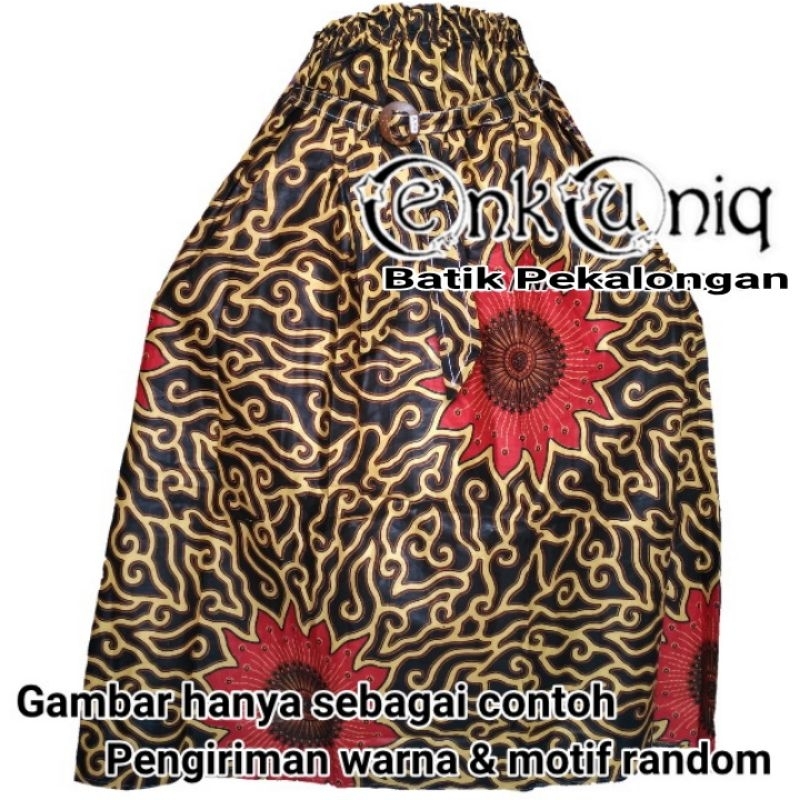 Rok Batik Jumbo Payung Big Size Bawahan Panjang Muslim Wanita