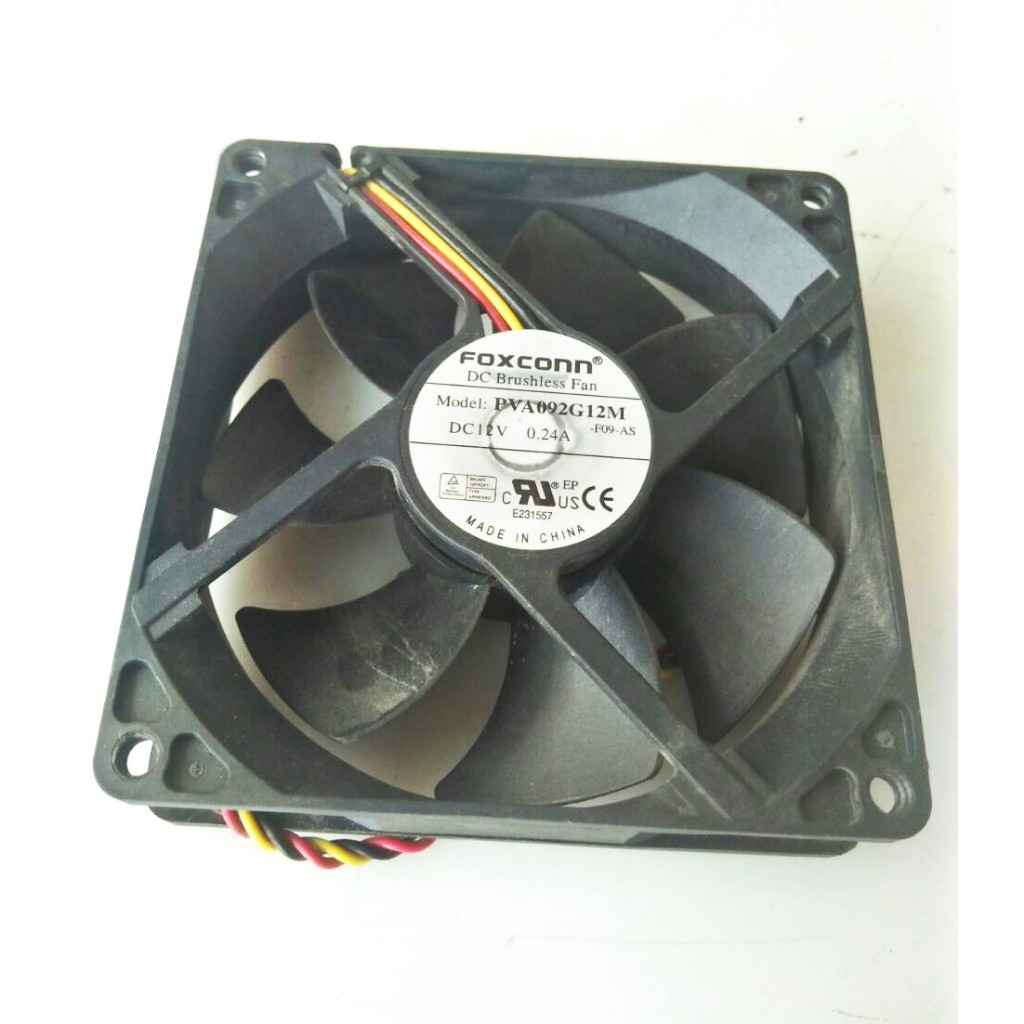 Fan dc Brushless Foxcoon 12v 0.24A Rpm3500 9x9x2.5cm
