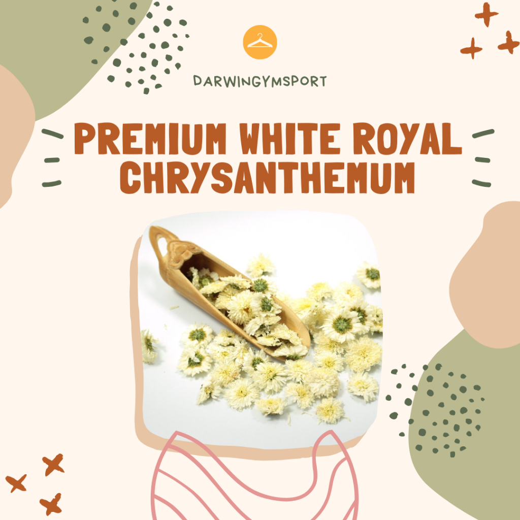 

TEH BUNGA KRISAN PUTIH / PREMIUM WHITE ROYAL CHRYSANTHEMUM TEA 50GR