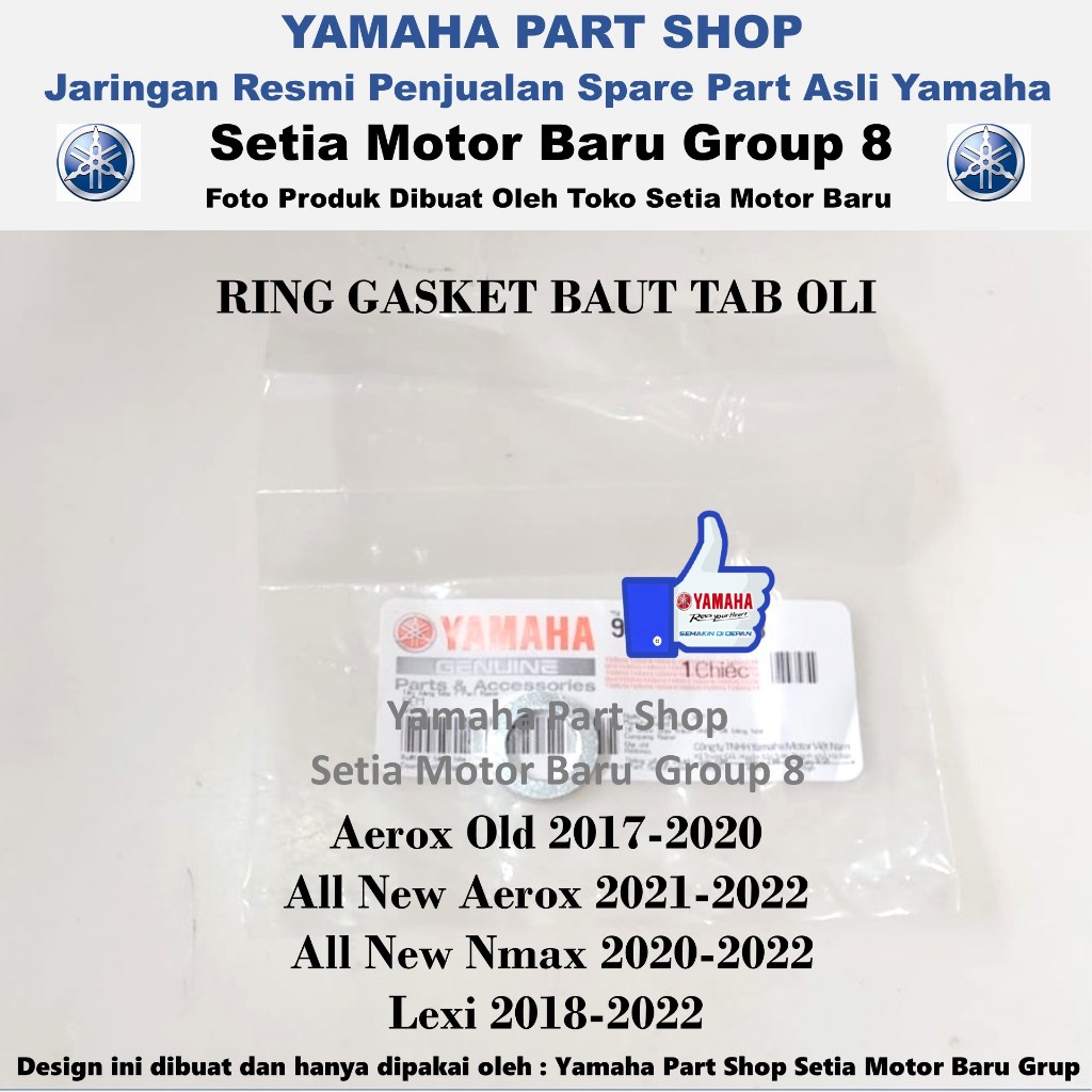 Ring Gasket Baut Bolt Tab Oli Mesin Lexi Aerox Old All New Aerox Nmax N Max Asli Yamaha