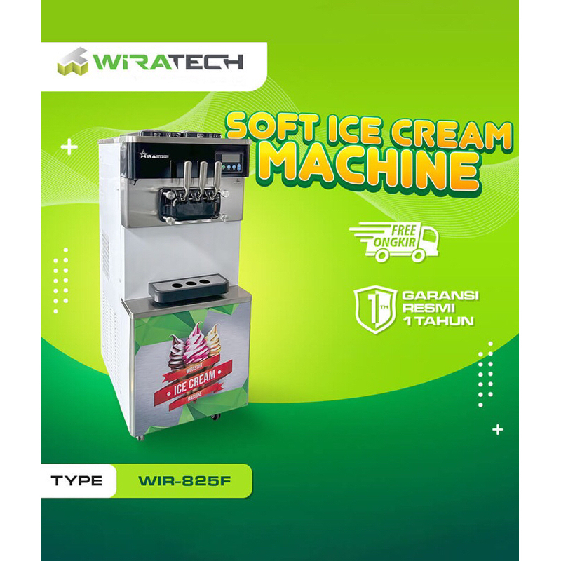 Wirastar Soft Ice Cream Machine WIR-825F / Mesin Es Krim ( 3 Tuas )