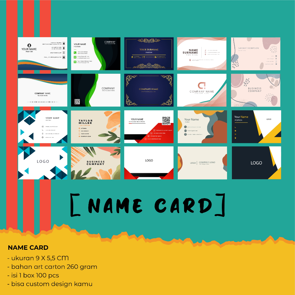 

KARTU NAMA (LANDSCAPE) | NAME CARD