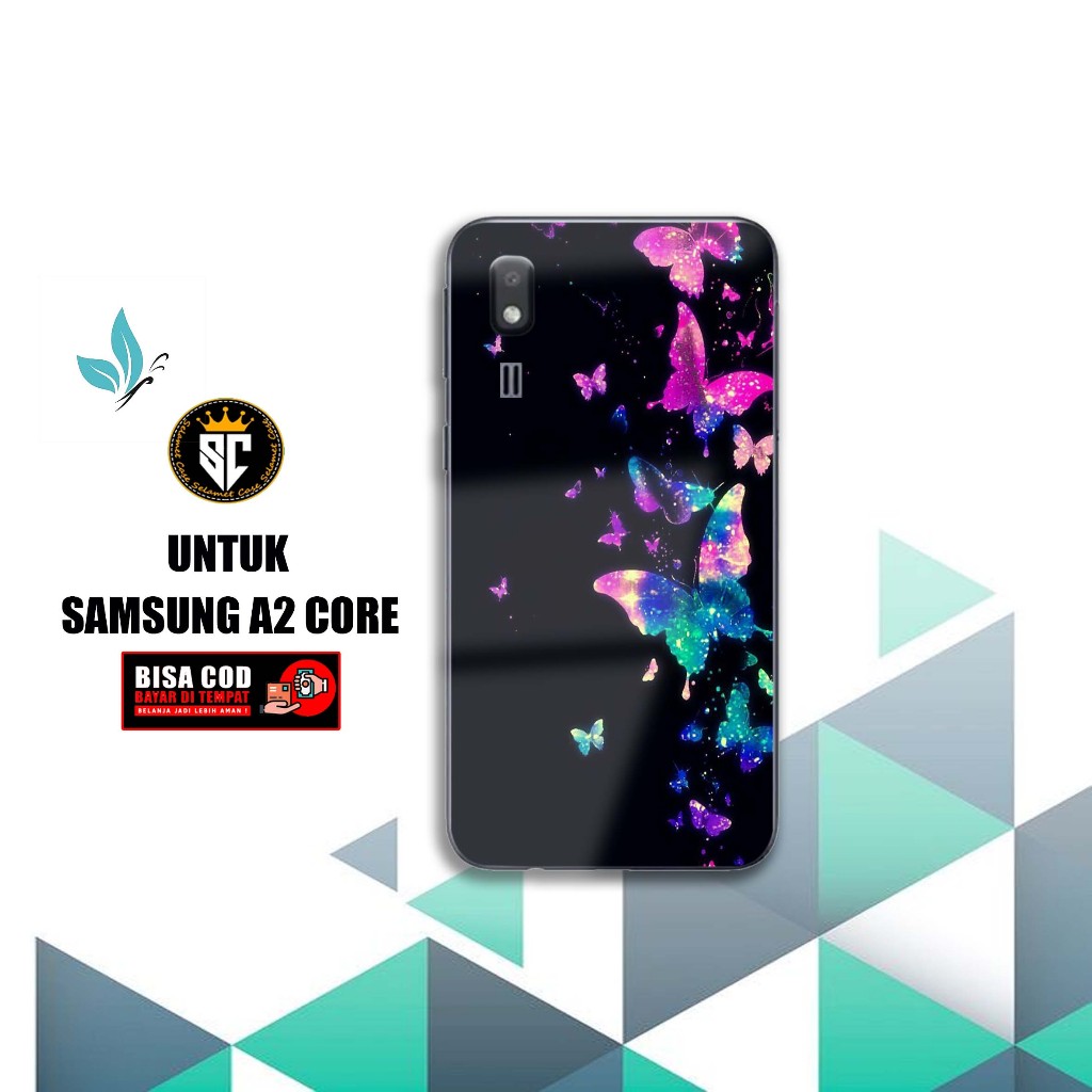Case SAMSUNG GALAXY A2 CORE Hardcase 2D Glossy Terbaru [MOTIF KUPU 2] - Softcase Hp - Custom Case - 