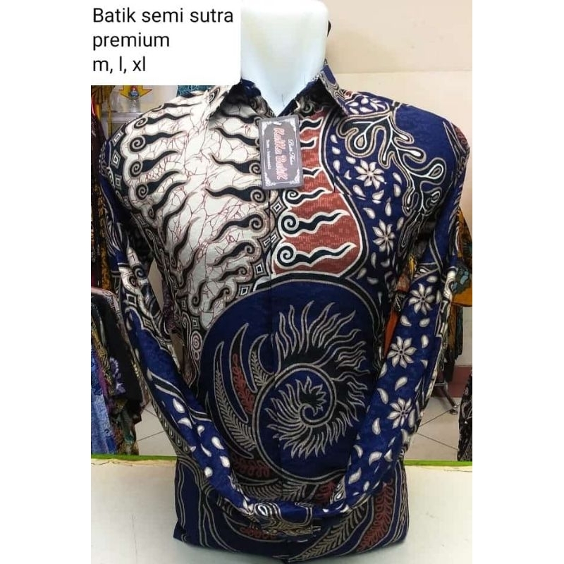 NEW Batik Sutra Pria/ Batik Solo/ Premium batik Solo
