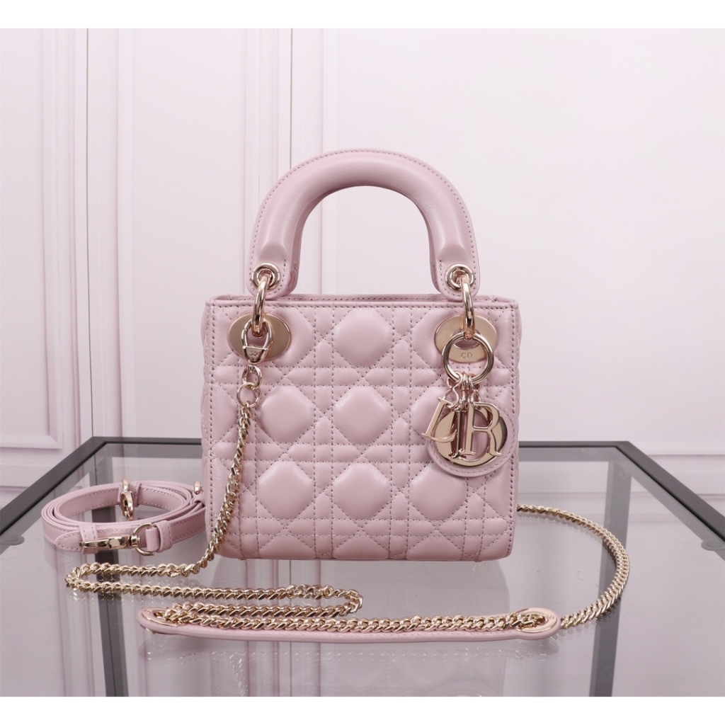 New Dior Light Pink Crossbody Bag