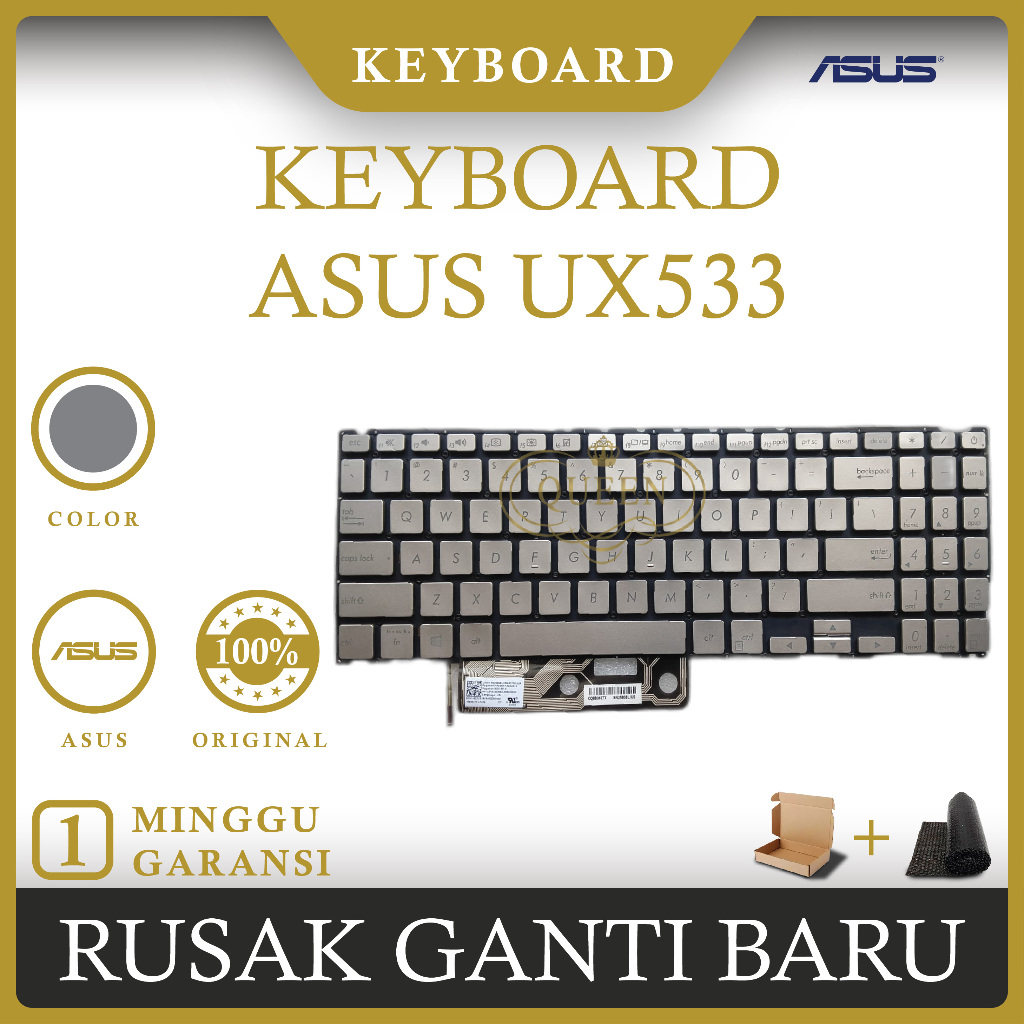 KEYBOARD LAPTOP ASUS Zenbook 15 UX533 UX533FN UX533FD ORIGINAL