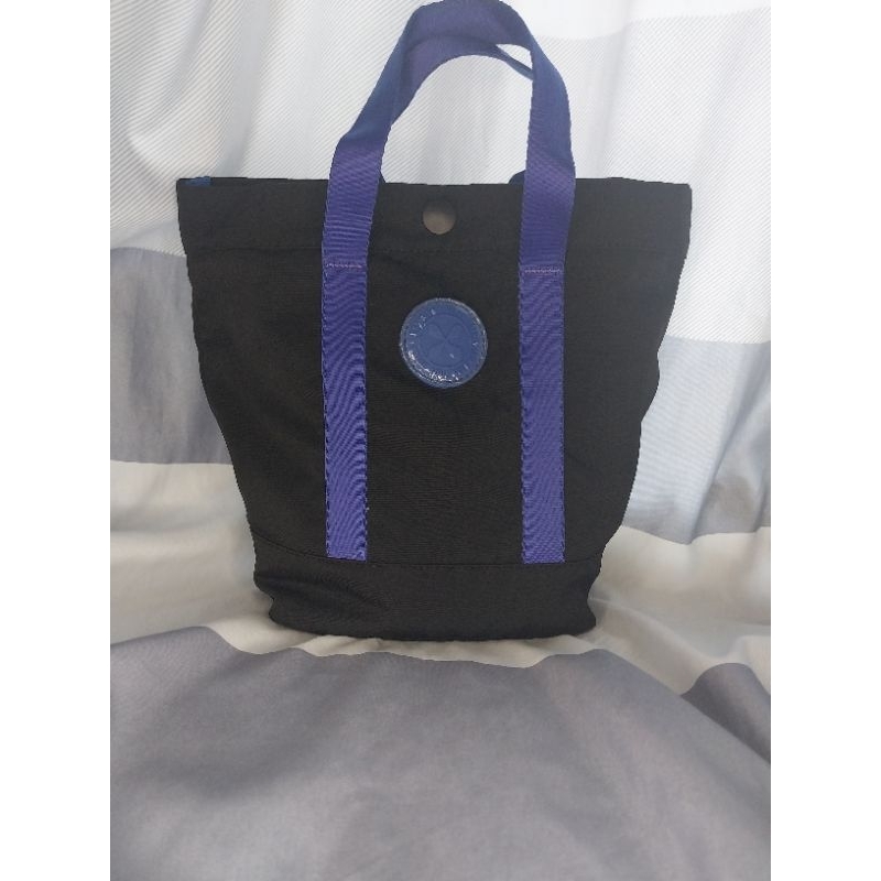Preloved Tas Selempang Exsport City Strolling Hitam Biru