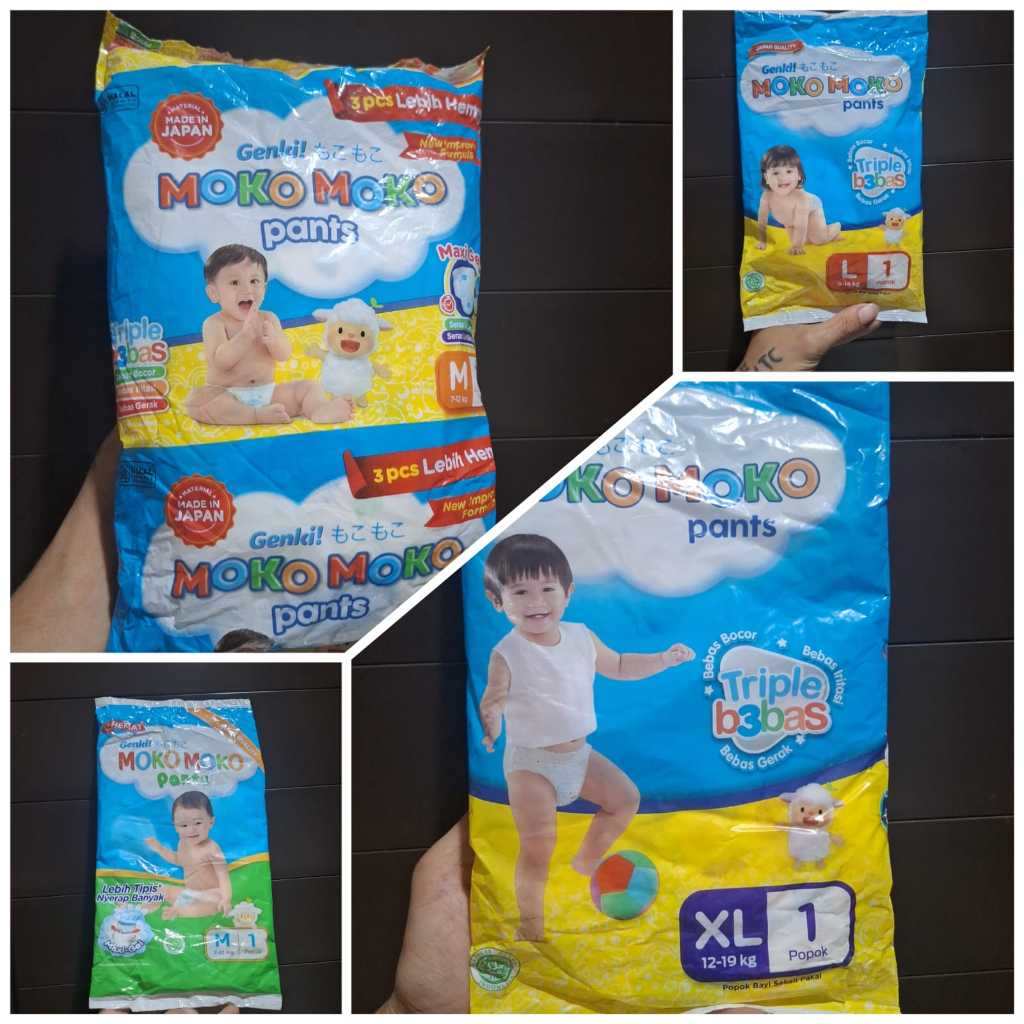 PAMPERS SWEETY SILVER PANTS // POPOK CELANA SWEETY // PAMPERS GOON RENCENG ECER S M L XL ISI 1PC // PAMPERS CELANA MOKO MOKO