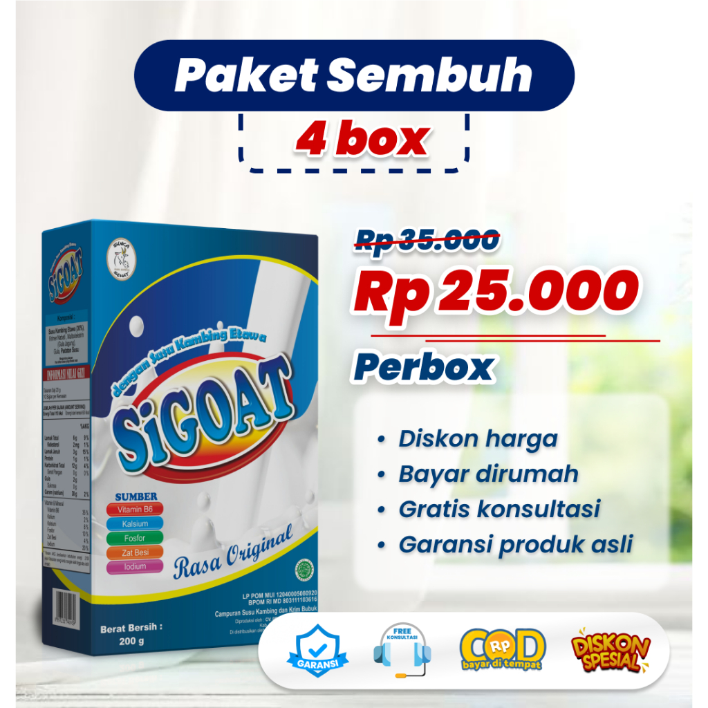 

Susu Kambing Etawa Bubuk Rasa Coklat