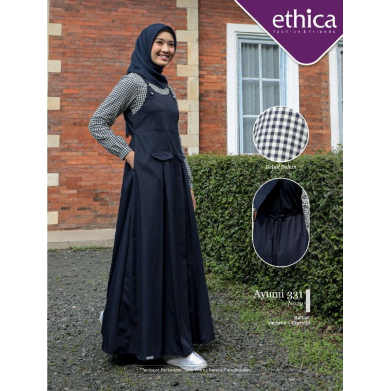 GAMIS REMAJA ETHICA AYUMI 331 NAVY, BLACK / GAMUS REMAJA TERBARU / GAMIS CASUAL / GAMIS ETHICA ORI /
