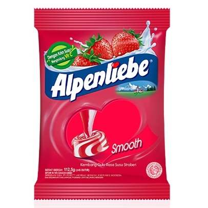 

Alpenliebe Strawberry Smooth Pack 112.5 g