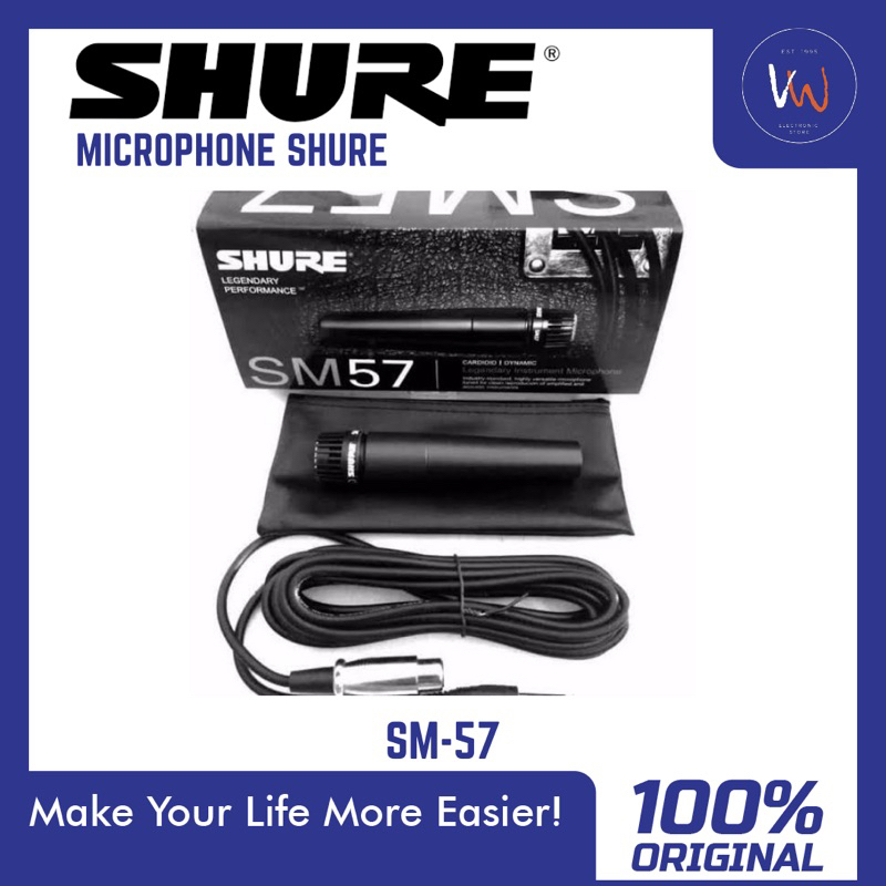 Mic Shure SM-57 / Mic Kabel / Mic Shure