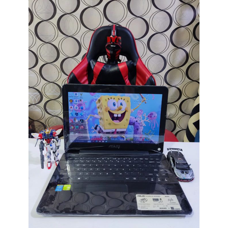Laptop RENDER Gaming Asus X455LF SSD 128Gb/500Gb RAM 8Gb Core i5 DUAL VGA