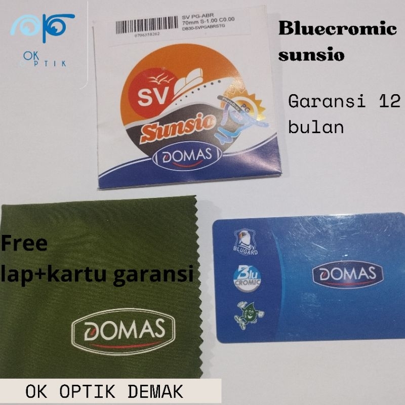 lensa sunsio domas bluecromic blueray photocromic