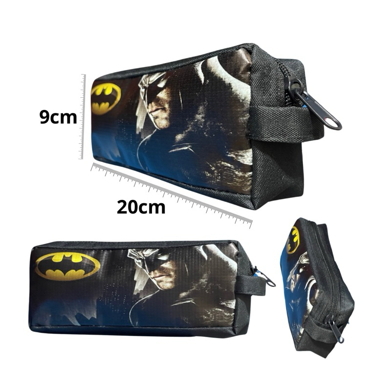 

Pencil Case Batman tempat Pensil Custom Nama Foto Batman Kostak pensil Kotak dompet Pouch