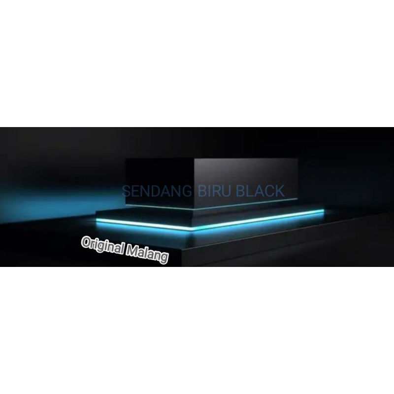 Lampu Led Sendang Warna Biru Motif Black