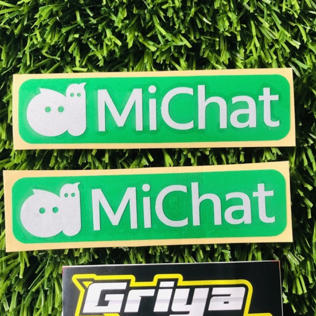Stiker MICHAT Sticker cutting MI CHAT