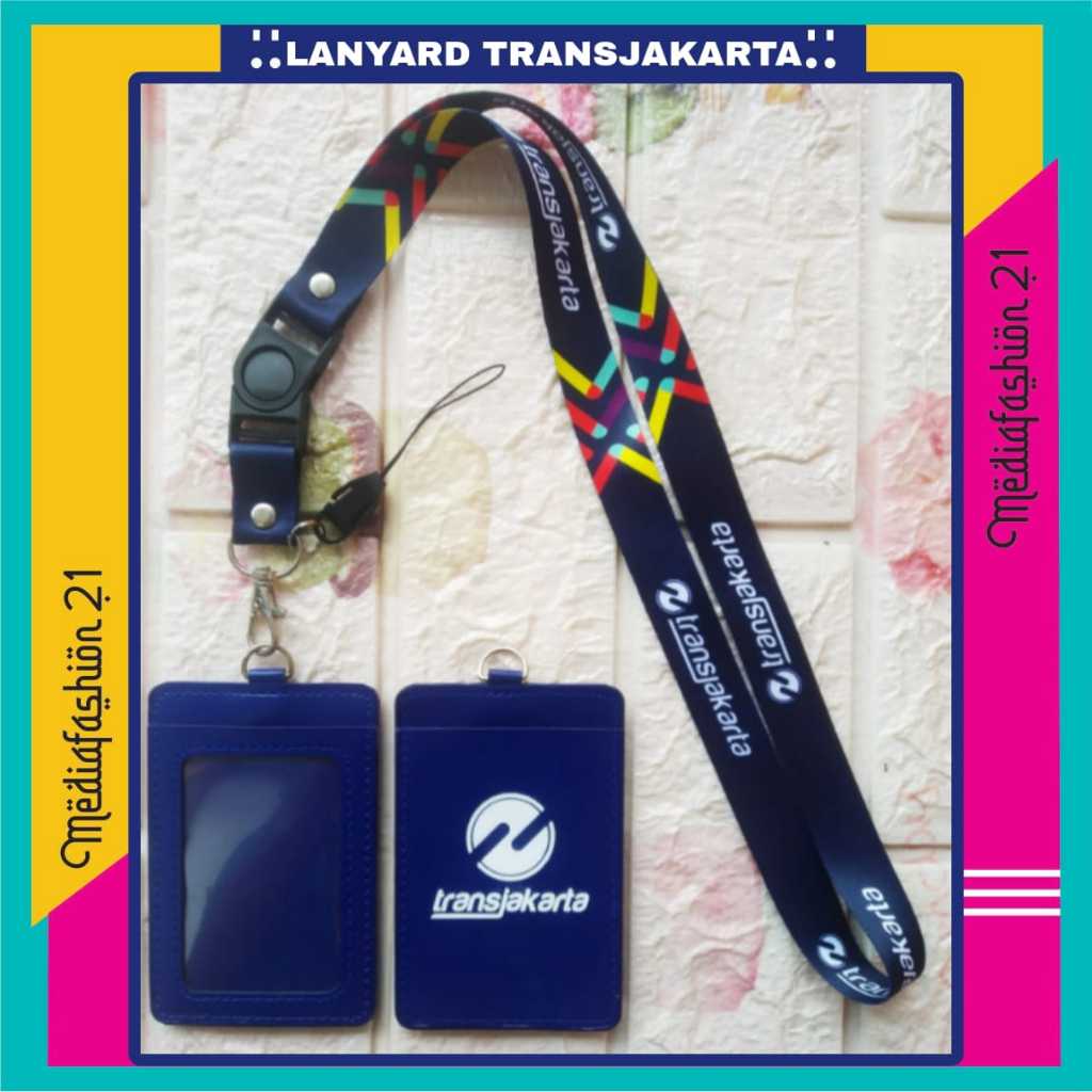 

Al Lanyard Tali Gantungan ID Card TRANSJAKARTA Free Strap Gantungan HP/Flashdisk