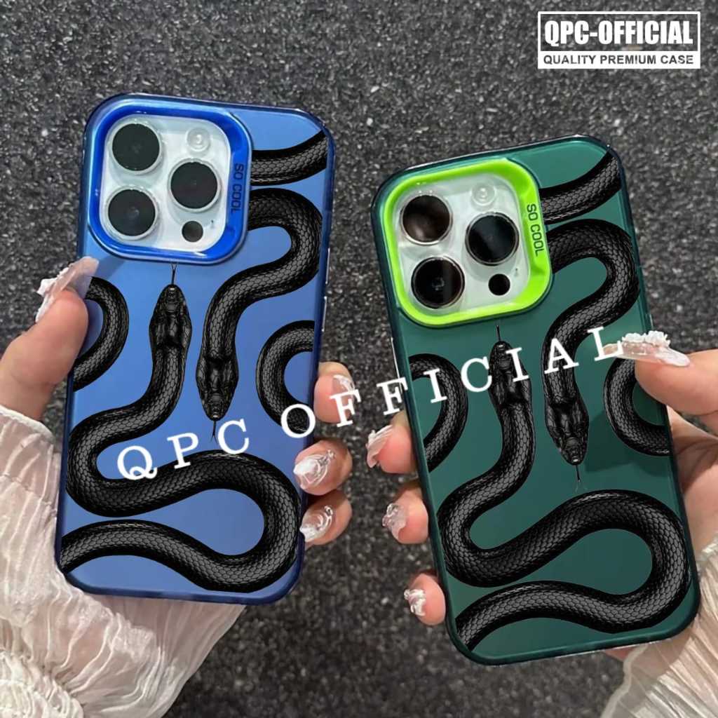 Redmi Note 12 4G Redmi Note 12 Pro 4G Redmi Note 12 Pro 5G Case IMD Hologram Case The Black Snake fo